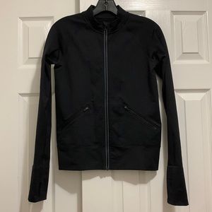 Lululemon black jacket with thumb holes